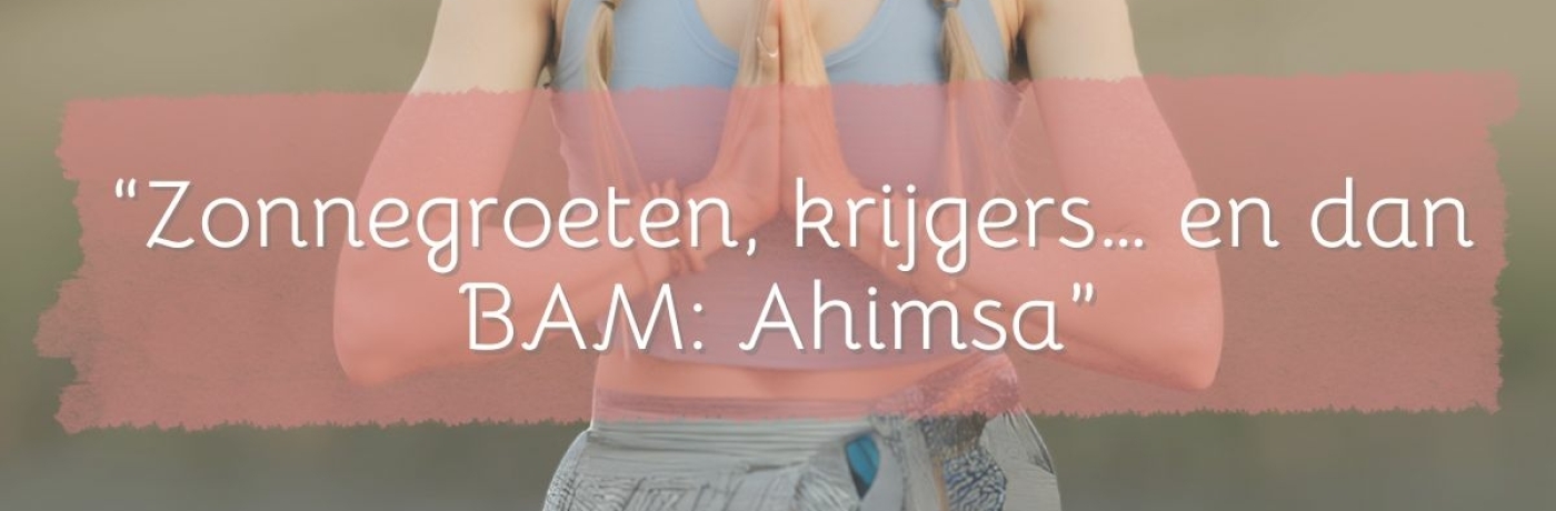 Column Eva: Zonnegroeten, Krijgers en dan...BAM.. Ahimsa!